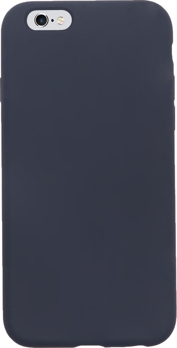 Bmax Liquid Silicone Case Hoesje Voor Iphone 6/6s Plus - Midnight Blue/donker - Blauw