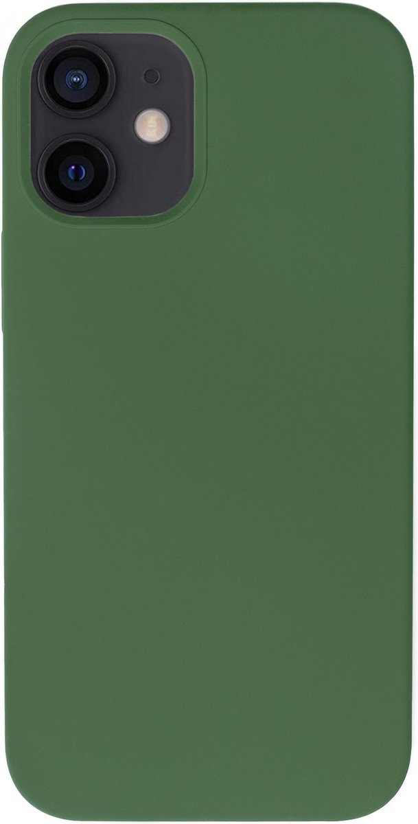 Bmax Liquid Silicone Case Hoesje Voor Iphone 12 Mini - Cyprus Green/donker - Groen