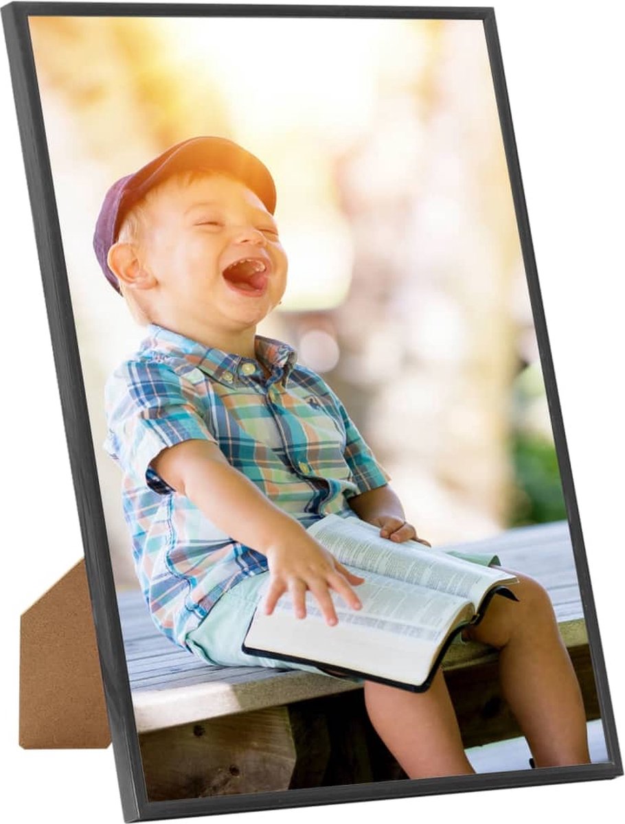 Vidaxl Fotolijsten 3 St Voor Wand Of Tafel 50x70 Cm Mdf - Zwart