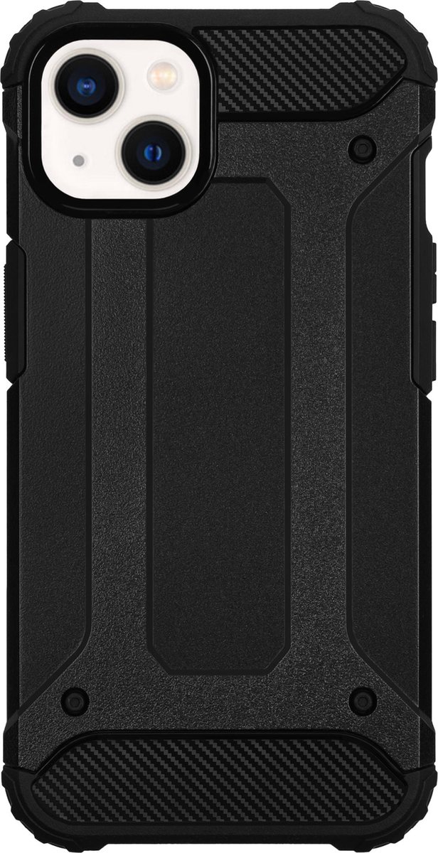 Bmax Classic Armor Phone Case Voor Iphone 13 Mini - Black/ - Zwart