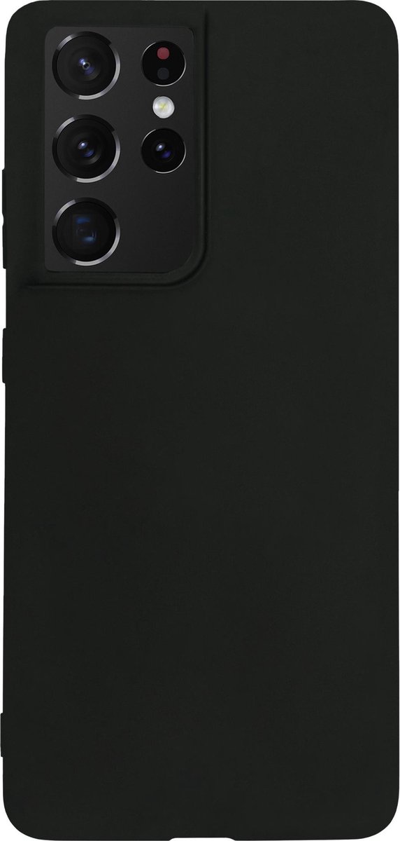 Bmax Essential Matte Case Samsung Galaxy S21 Ultra Hoesje - - Zwart