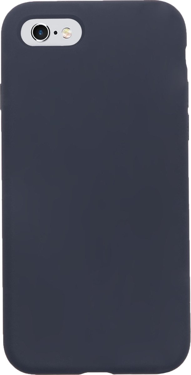 Bmax Liquid Silicone Case Hoesje Voor Iphone 7/8 - Midnight Blue/donker - Blauw