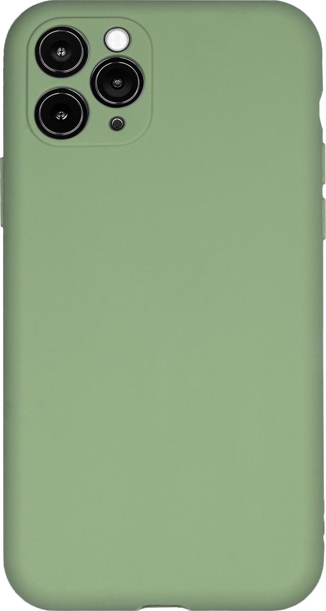 Bmax Liquid Silicone Case Hoesje Voor Iphone 11 Pro - Spearmint/mint - Groen