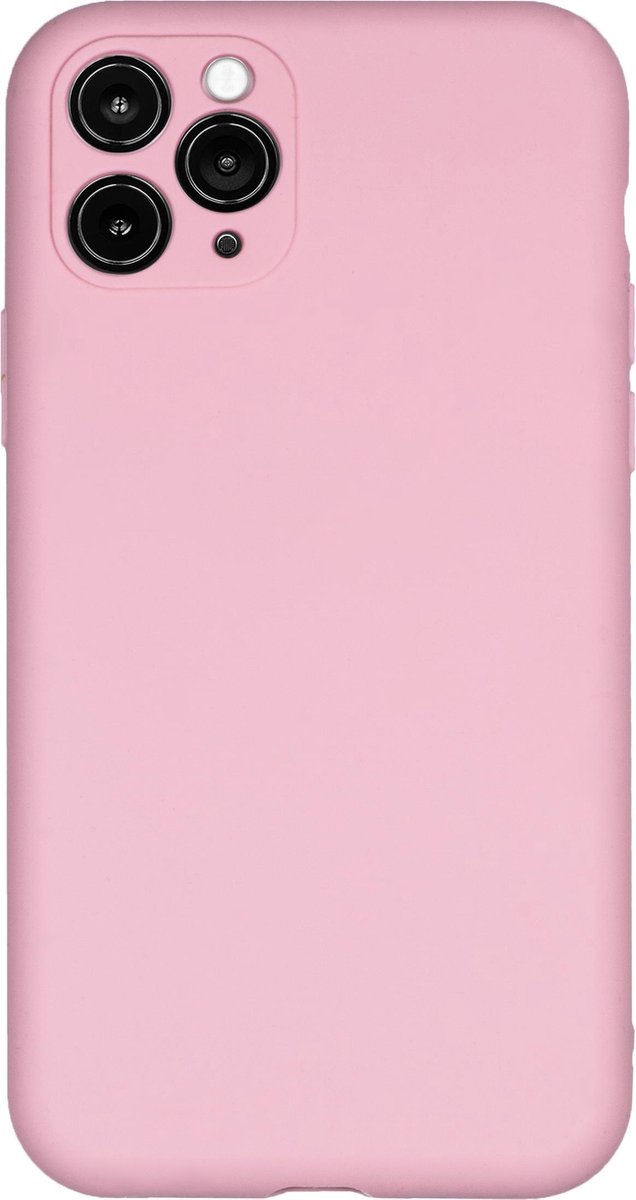 Bmax Liquid Silicone Case Hoesje Voor Iphone 11 Pro Max - Pink/licht - Roze