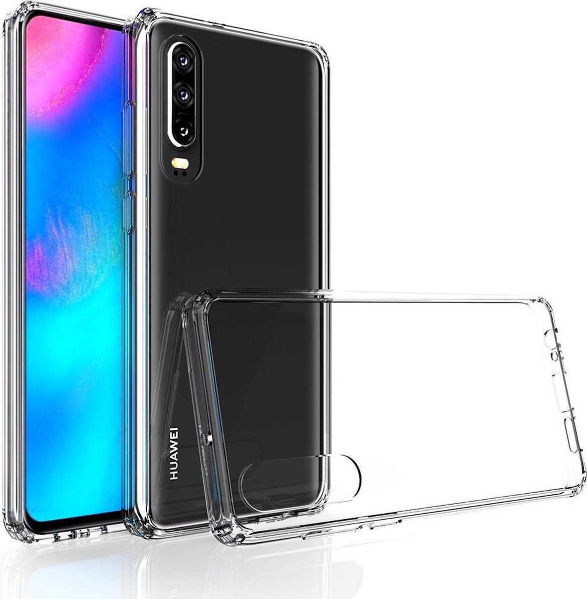 Bmax Tpu Hard Case Hoesje Voor Huawei P30 - Transparant