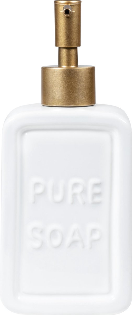 Quvio Zeep Dispenser 'Pure Soap' - - Wit