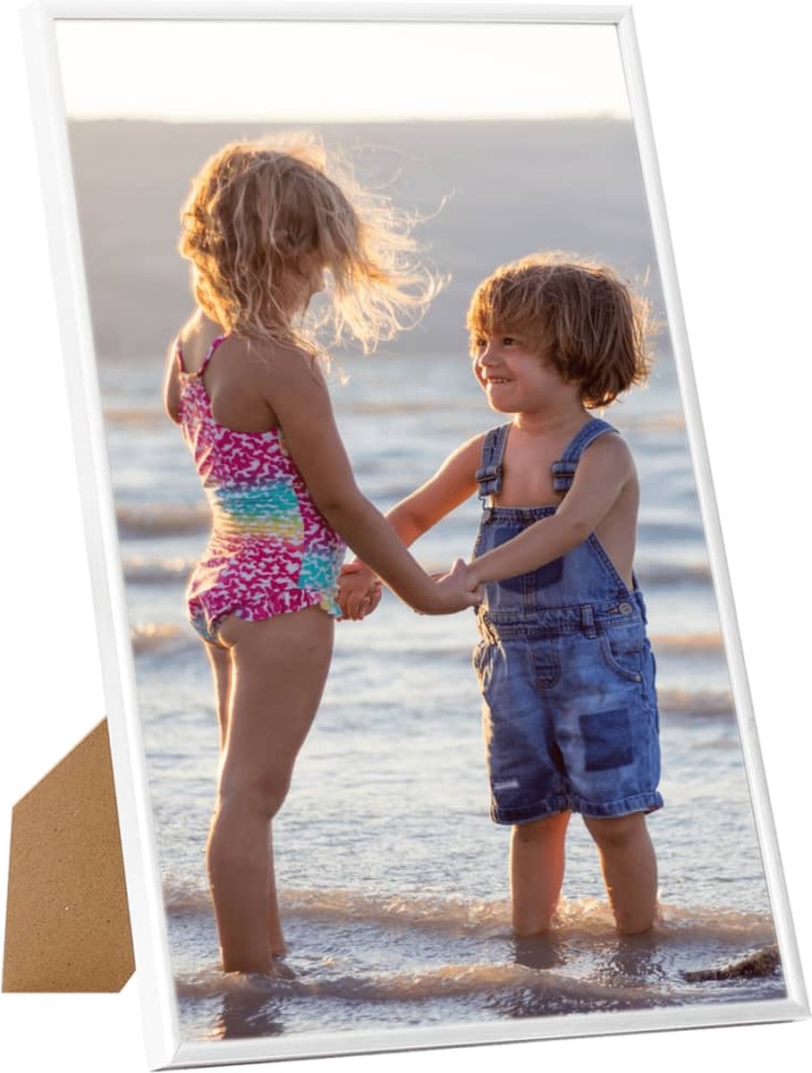 Vidaxl Fotolijsten 3 St Voor Wand Of Tafel 21x29,7 Cm Mdf - Wit
