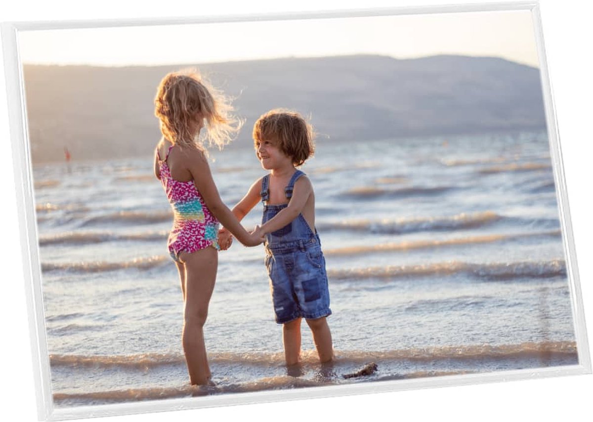 Vidaxl Fotolijsten 3 St Voor Wand Of Tafel 21x29,7 Cm Mdf - Wit