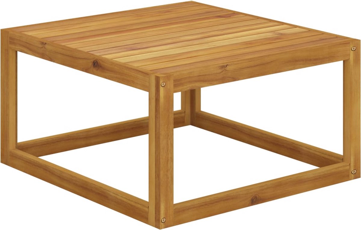 Vidaxl Salontafel 68x68x29 Cm Massief Acaciahout - Bruin