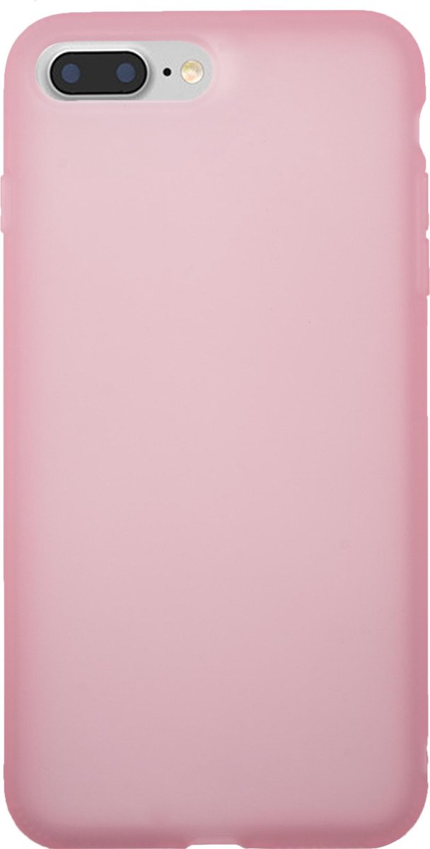 Bmax Liquid Latex Soft Case Hoesje Voor Iphone 7/8 Plus - Pink/ - Roze