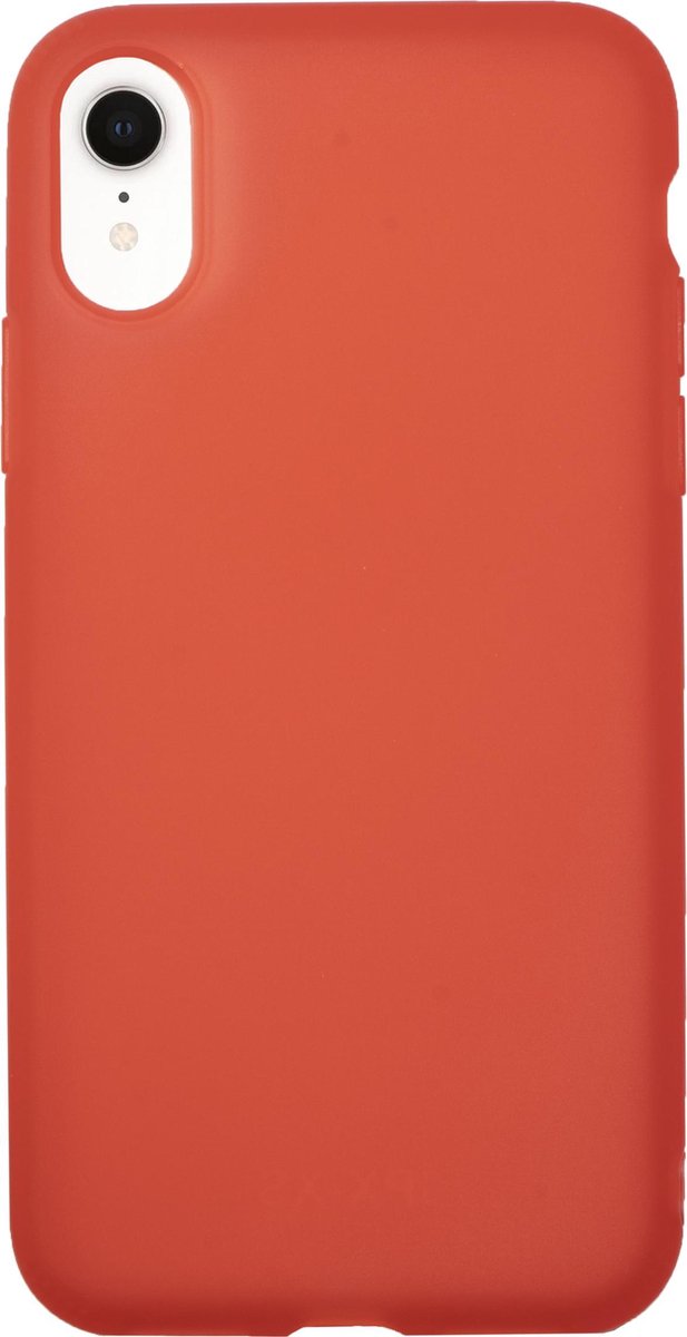 Bmax Liquid Latex Soft Case Hoesje Voor Iphone Xr - Red/ - Rood