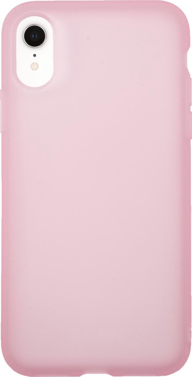 Bmax Liquid Latex Soft Case Hoesje Voor Iphone Xr - Pink/ - Roze