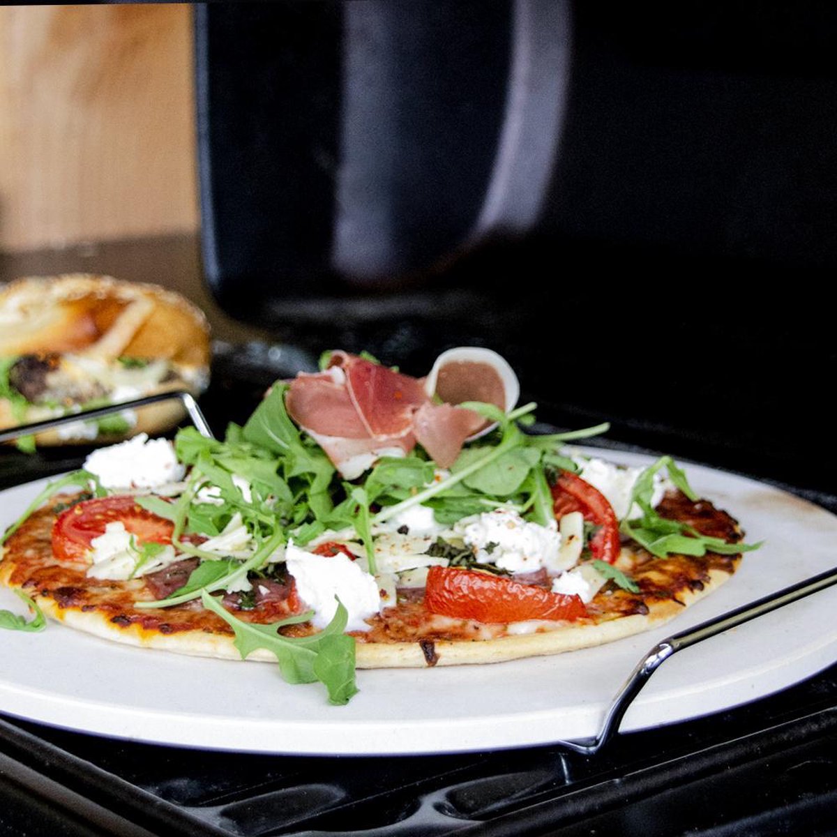 Pizzasteen - 38 Cm - Beige