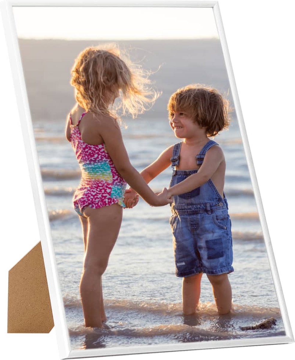 Vidaxl Fotolijsten 5 St Voor Wand Of Tafel 42x59,4 Cm Mdf - Wit