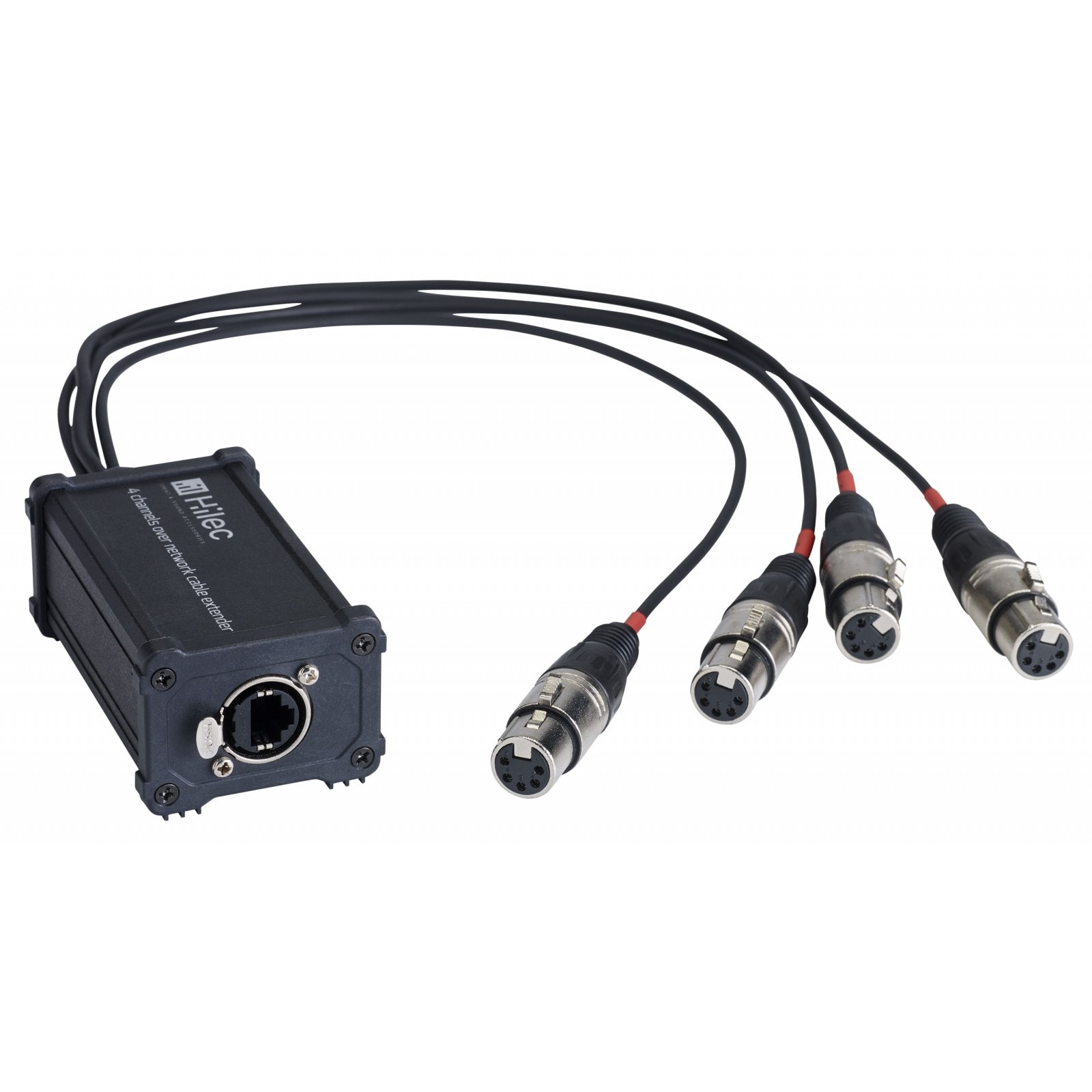 Hilec BOXRJ4XF5 RJ45 / XLR5F adapterdoos voor audio of DMX signaal