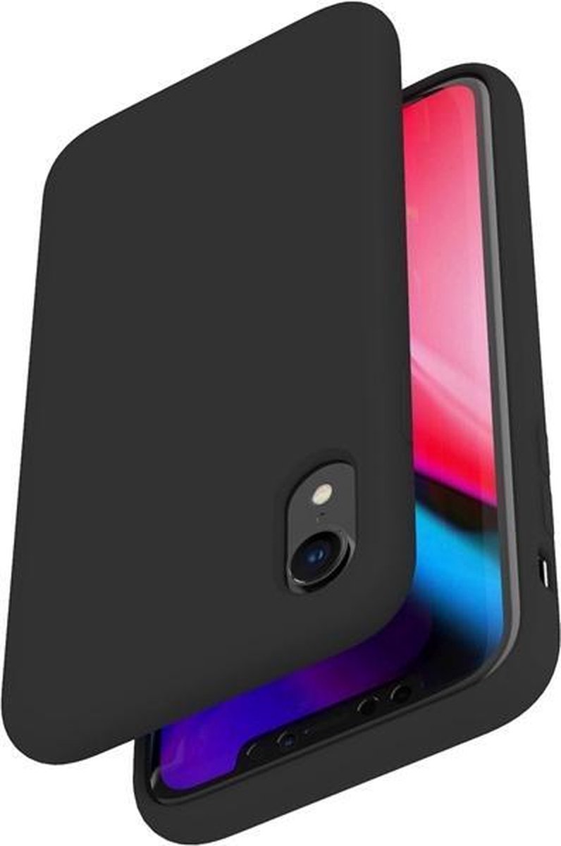 Bmax Liquid Silicone Case Hoesje Voor Iphone Xs Max - - Zwart