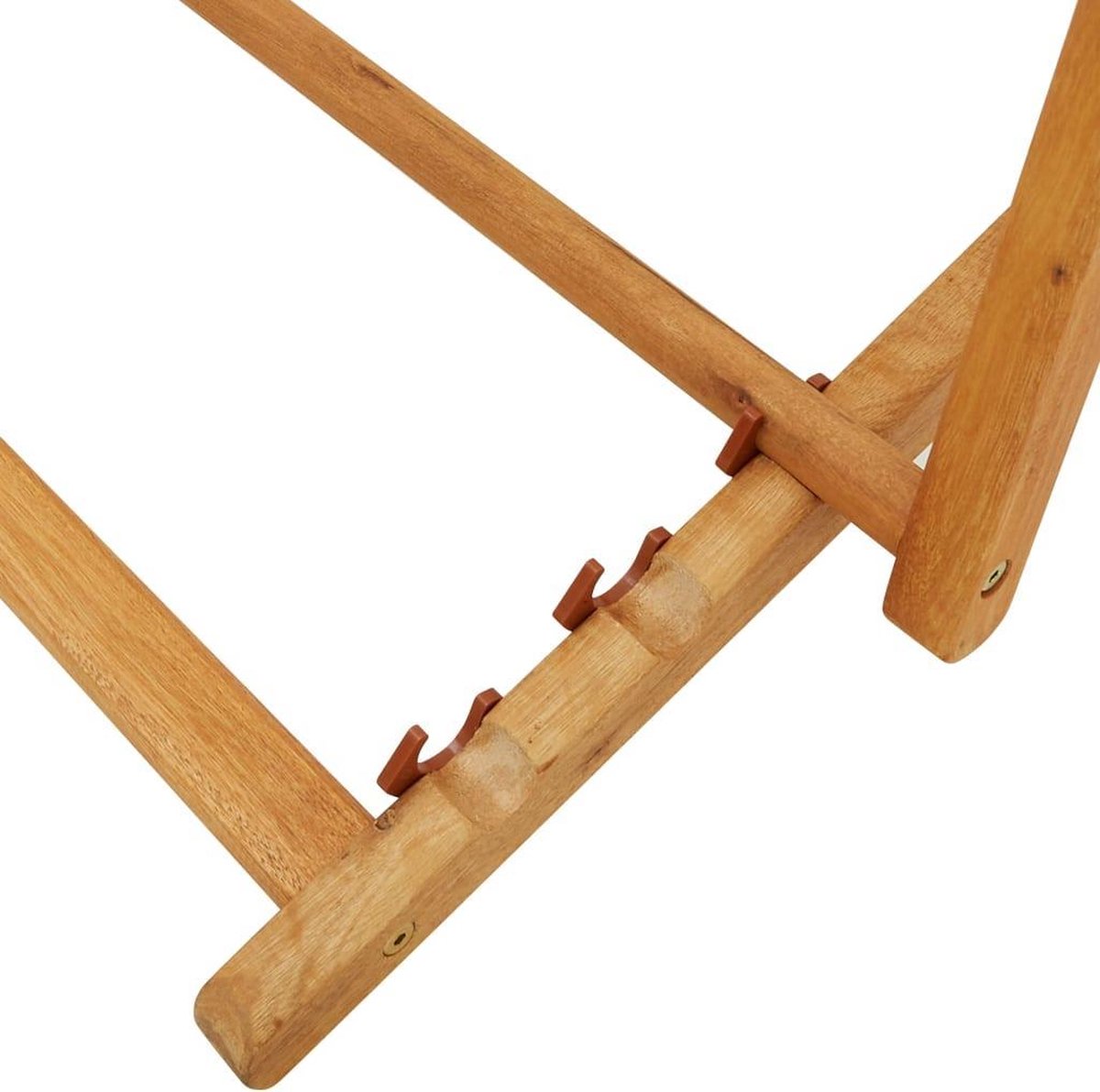 Vidaxl Strandstoel Inklapbaar Massief Eucalyptushout En Stof - Zwart