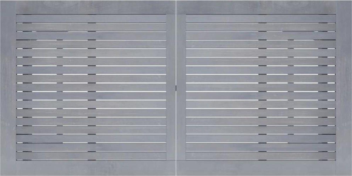 Vidaxl Tuinbartafel 140x70x104 Cm Massief Acaciahout - Grijs