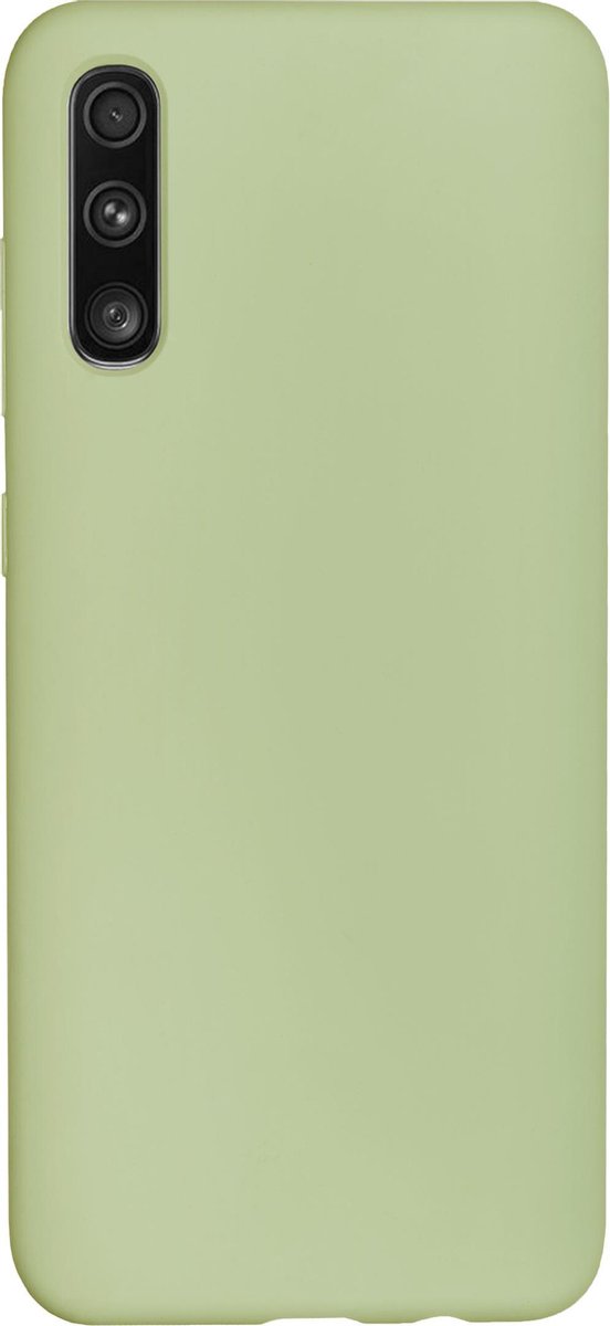 Bmax Liquid Silicone Case Hoesje Voor Samsung Galaxy A50 - Mint Green/mint - Groen