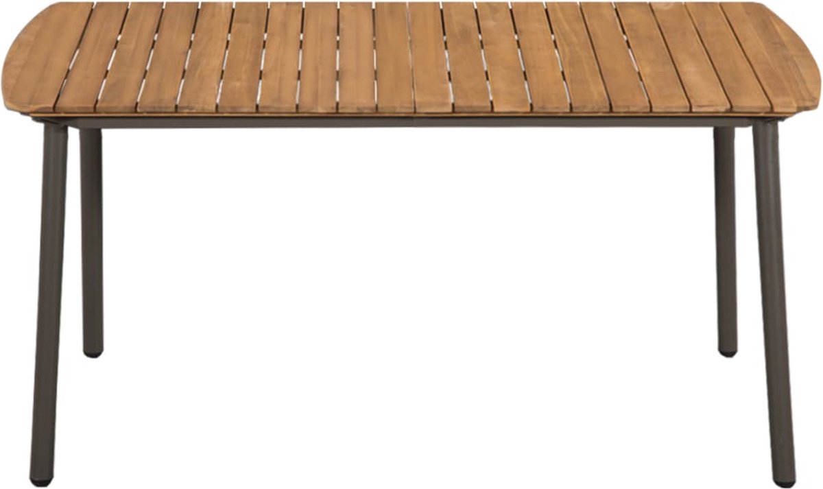 Vidaxl 5-delige Tuinset Poly Rattan - Zwart