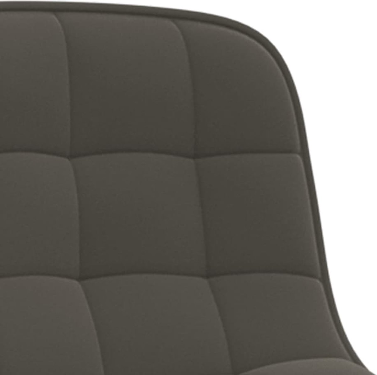 Vidaxl Eetkamerstoelen Draaibaar 4 St Fluweel Donker - Grijs