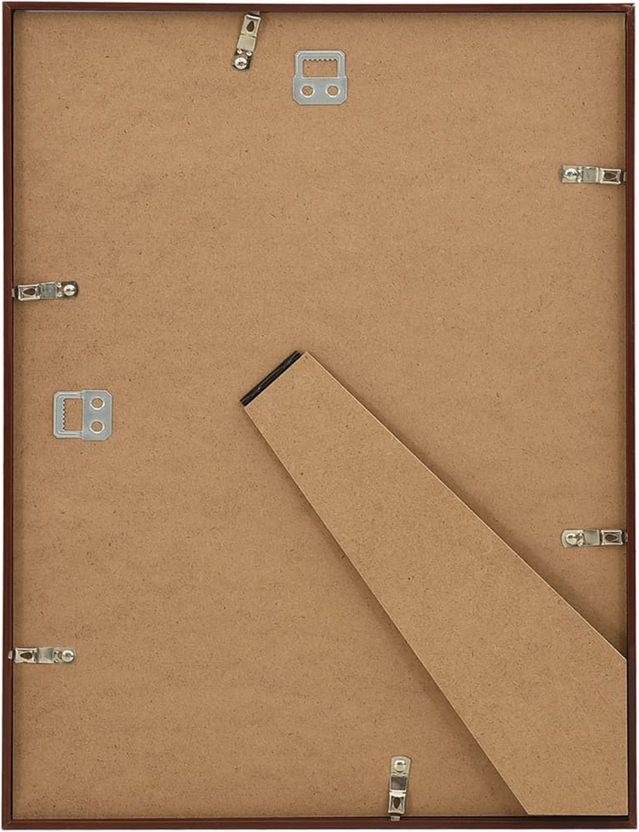 Vidaxl Fotolijsten 5 St Voor Wand Of Tafel 20x25 Cm Mdf Bronskleurig - Bruin