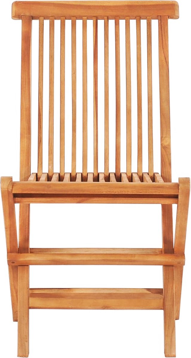 Vidaxl 3-delige Bistroset Met Grijze Kussens Massief Teakhout - Grijs