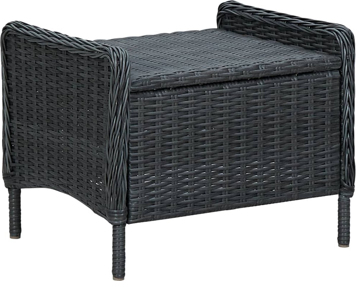 Vidaxl 5-delige Tuinset Donker - Grijs