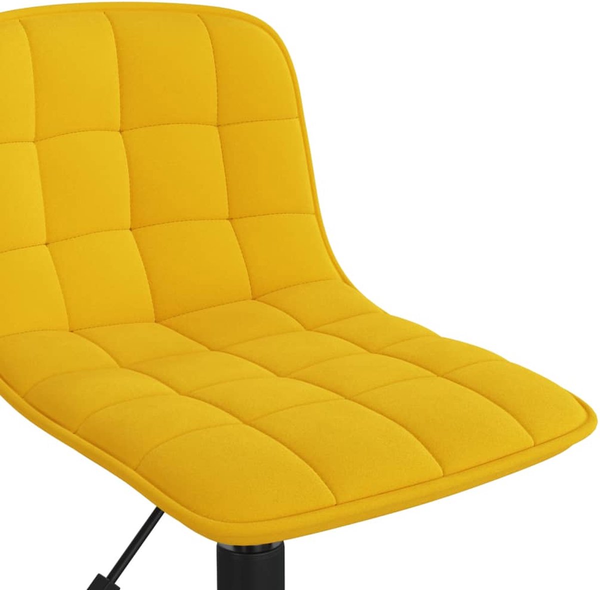Vidaxl Eetkamerstoelen Draaibaar 4 St Fluweel - Geel