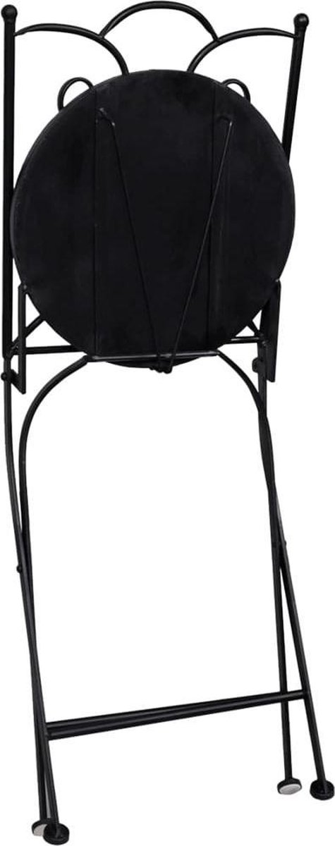 Vidaxl 3-delige Bistroset Mozaïek Keramische Tegel Terracotta En - Bruin