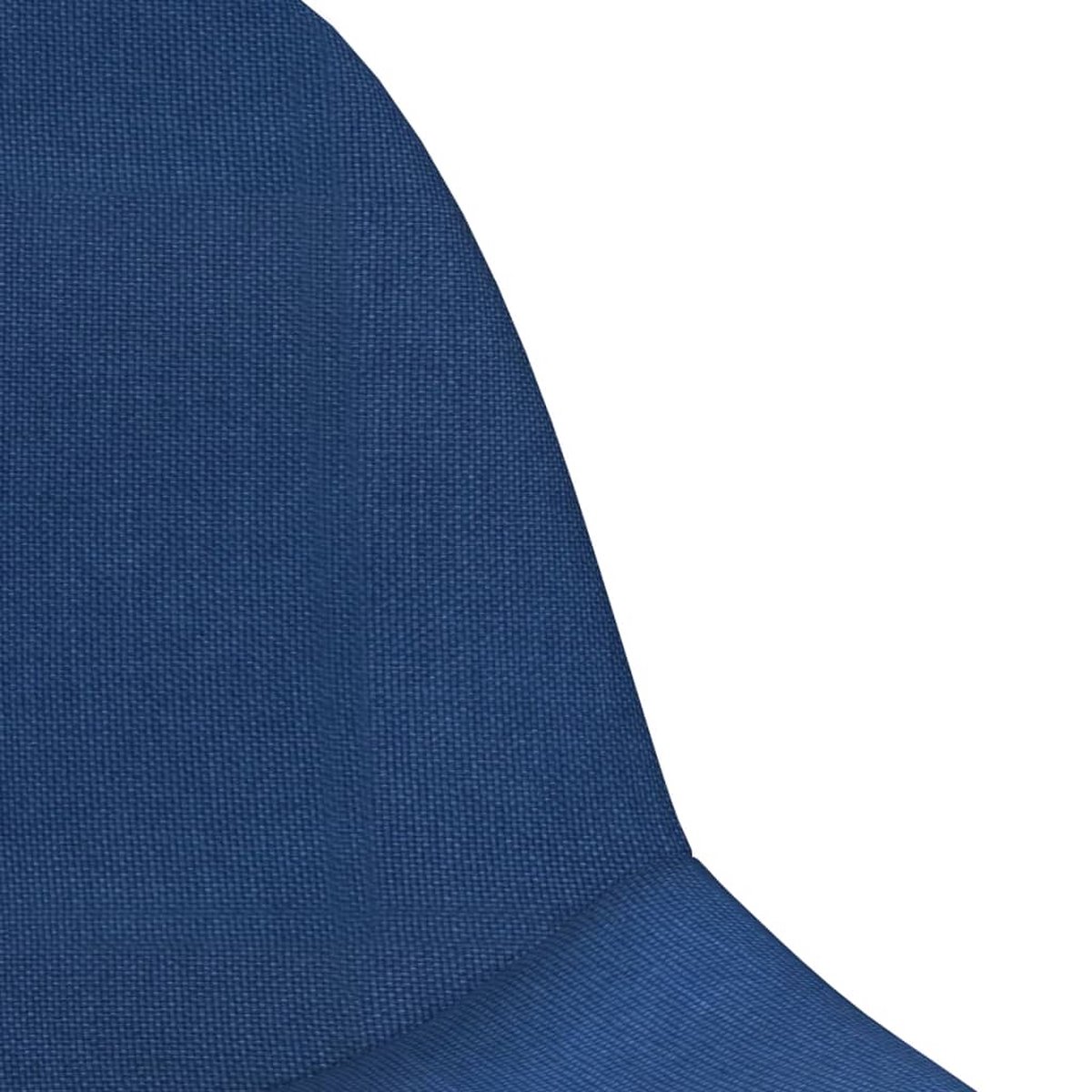 Vidaxl Eetkamerstoel Draaibaar Stof - Blauw