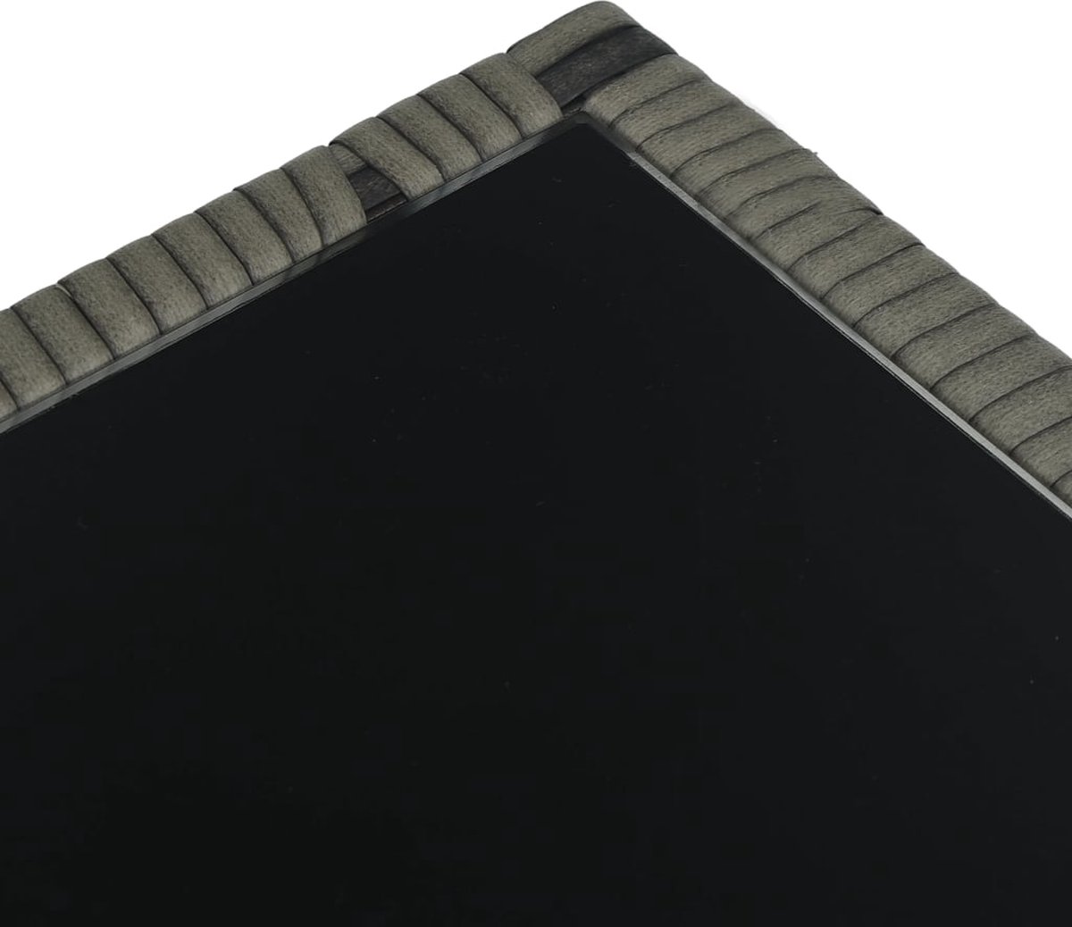 Vidaxl 3-delige Bistroset Met Kussens Poly Rattan - Grijs