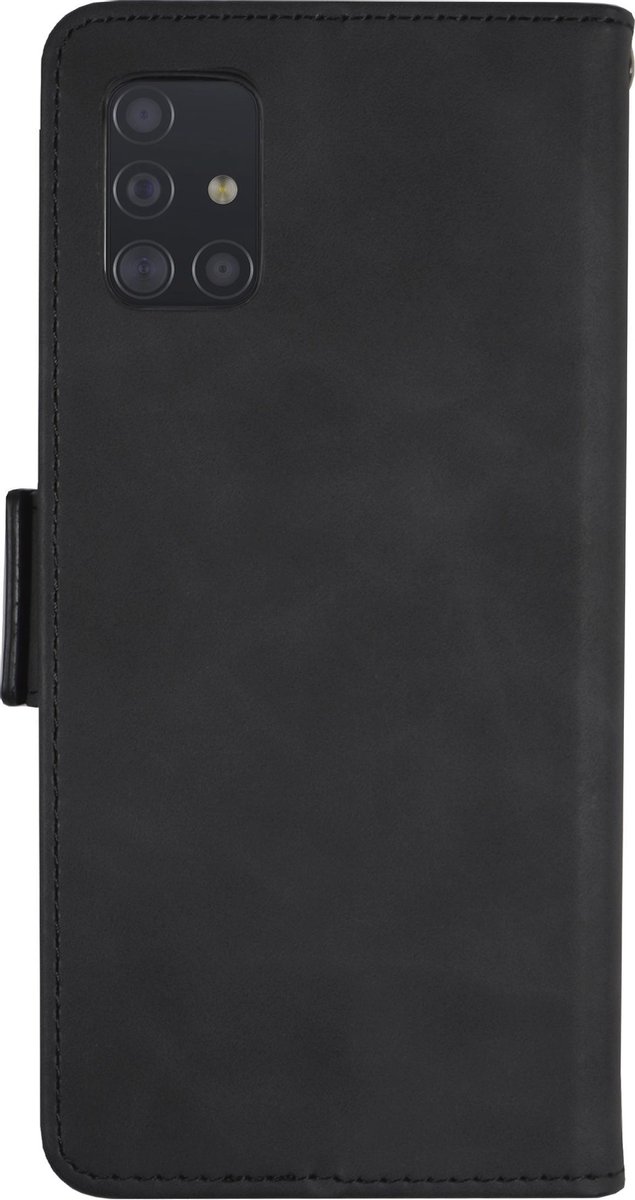 Bmax (Detachable Card Slot Wallet Leather Case) Samsung Galaxy A51 - Black/ - Zwart