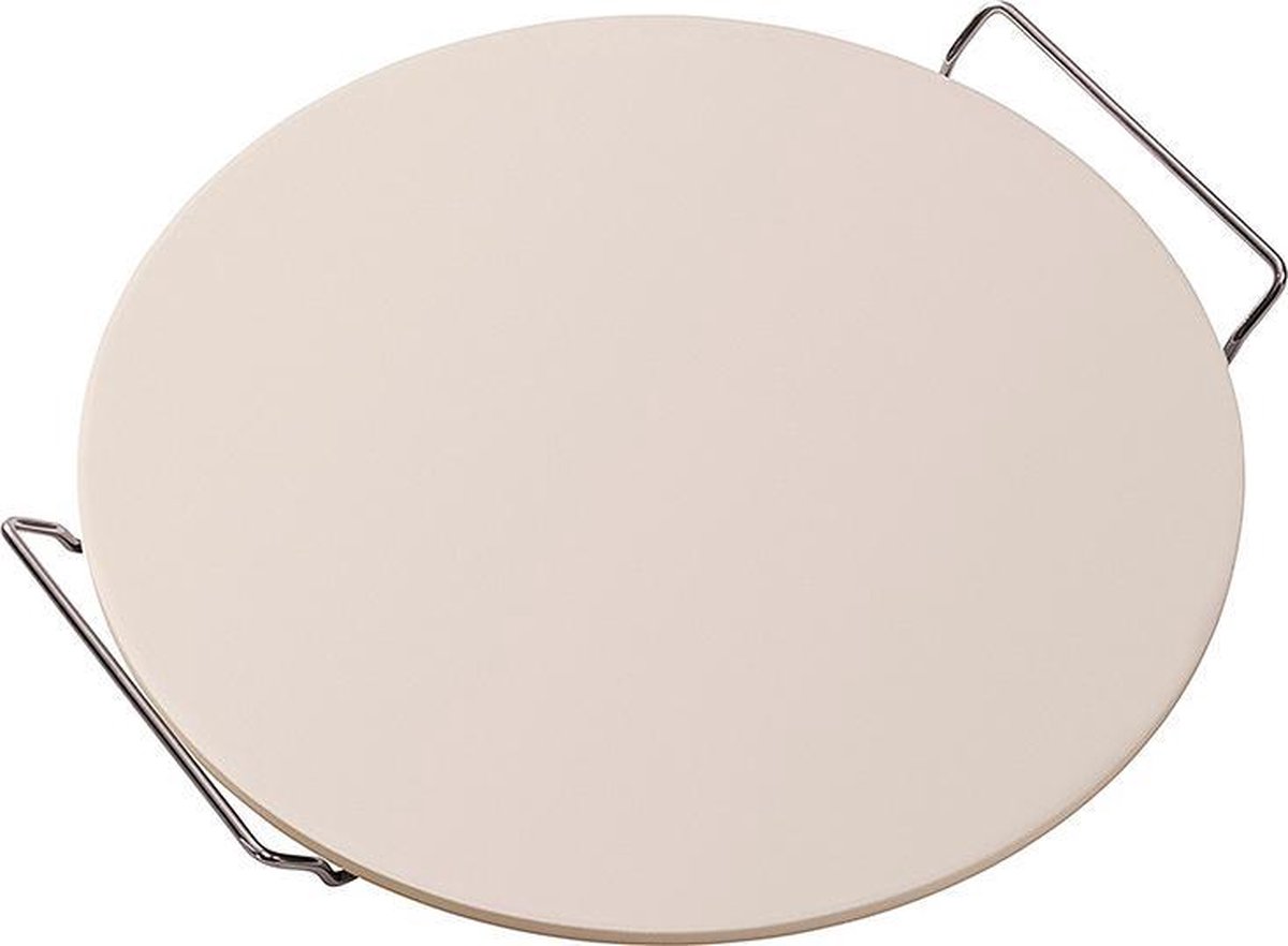 Pizzasteen - 33 Cm - Beige