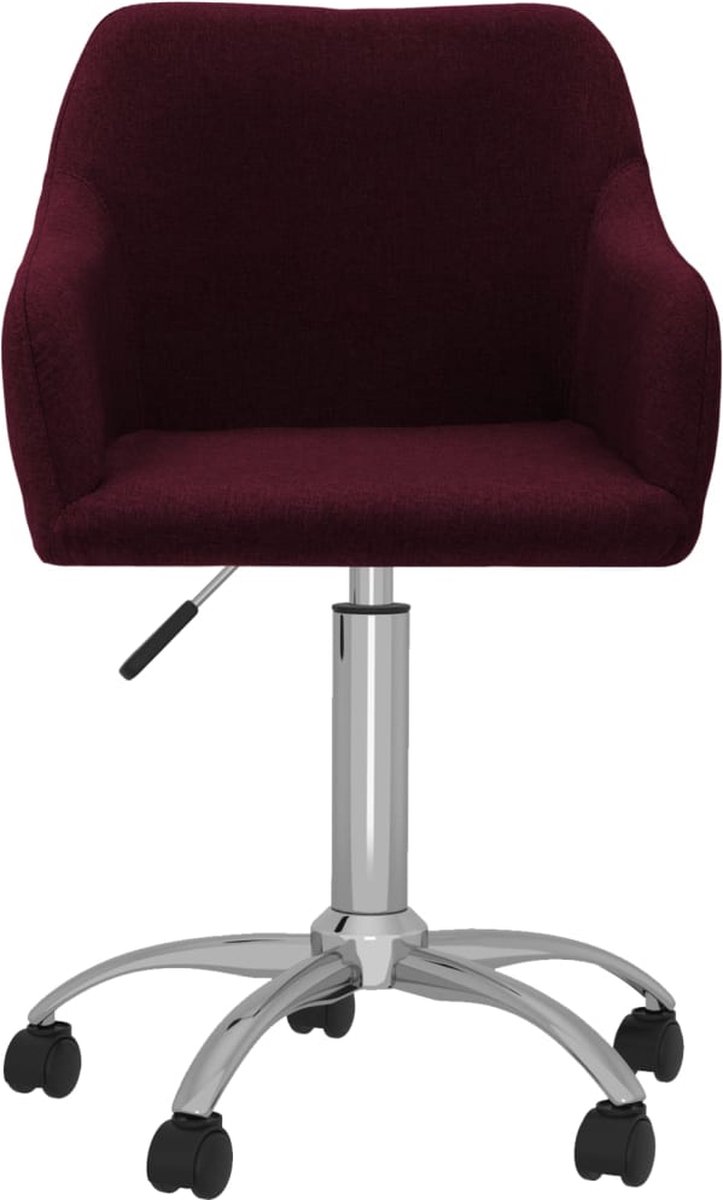 Vidaxl Kantoorstoel Draaibaar Stof - Paars