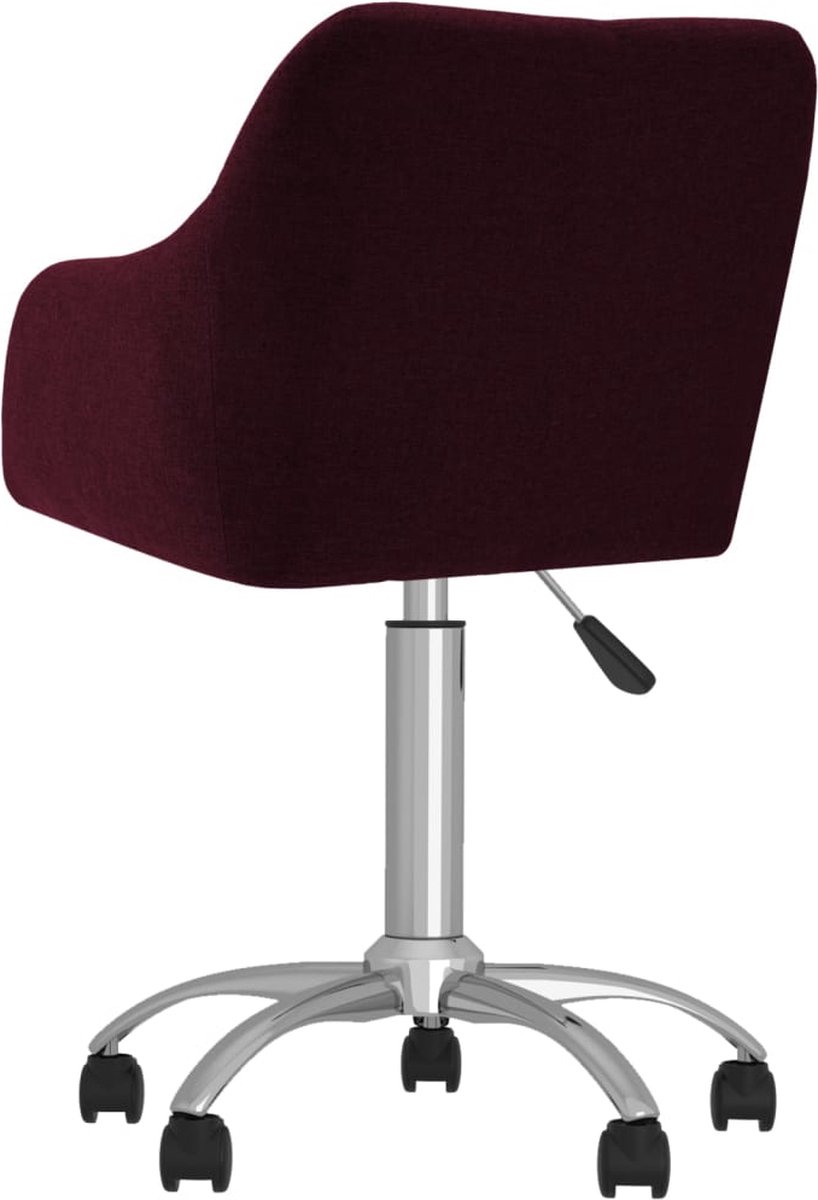 Vidaxl Kantoorstoel Draaibaar Stof - Paars