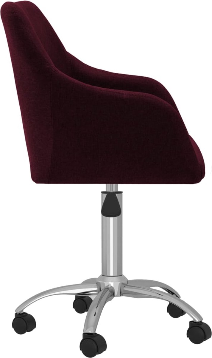 Vidaxl Kantoorstoel Draaibaar Stof - Paars