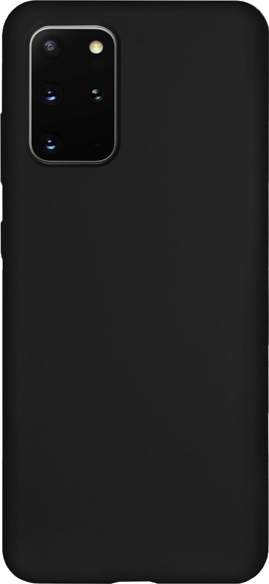 Bmax Liquid Silicone Case Hoesje Voor Samsung Galaxy S20 Plus - Black/ - Zwart