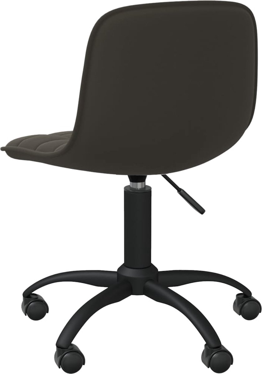 Vidaxl Eetkamerstoelen Draaibaar 6 St Fluweel Donker - Grijs