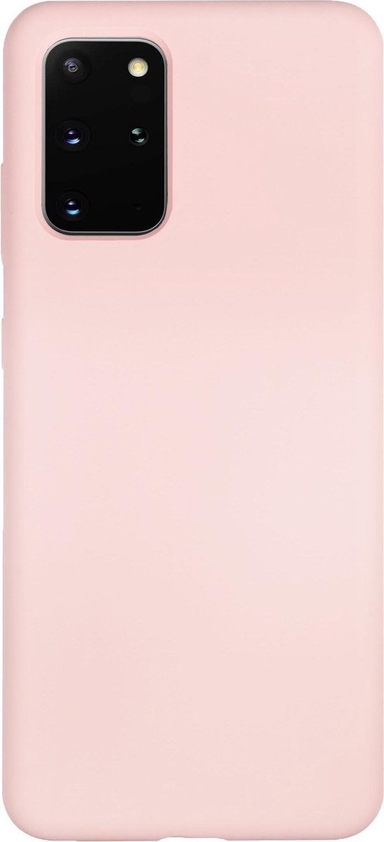 Bmax Liquid Silicone Case Hoesje Voor Samsung Galaxy S20 Plus - Pink/licht - Roze