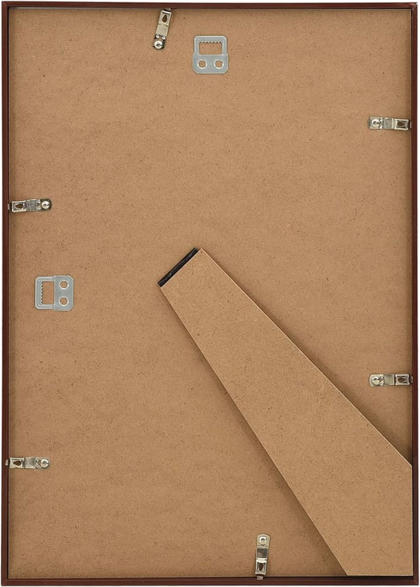 Vidaxl Fotolijsten 10 St Voor Wand Of Tafel 18x24 Cm Mdf Bronskleurig - Bruin