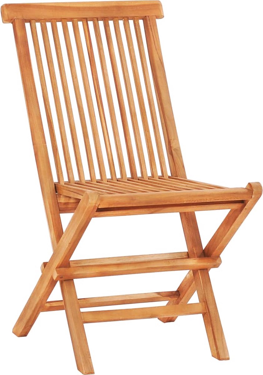 Vidaxl 3-delige Bistroset Mete Kussens Massief Teakhout - Blauw