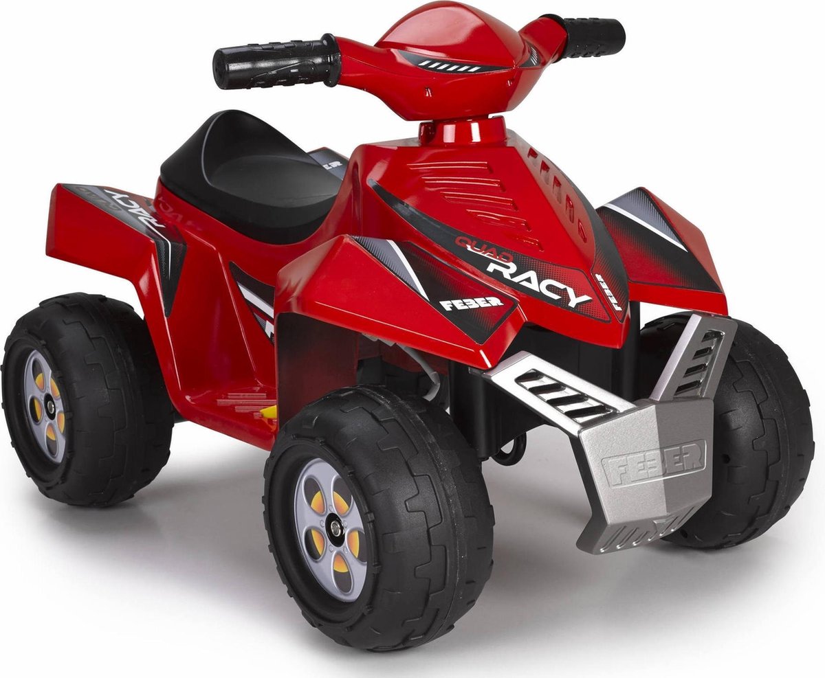Feber Quad Racy Red 6v 1-3 Jaar - Rood