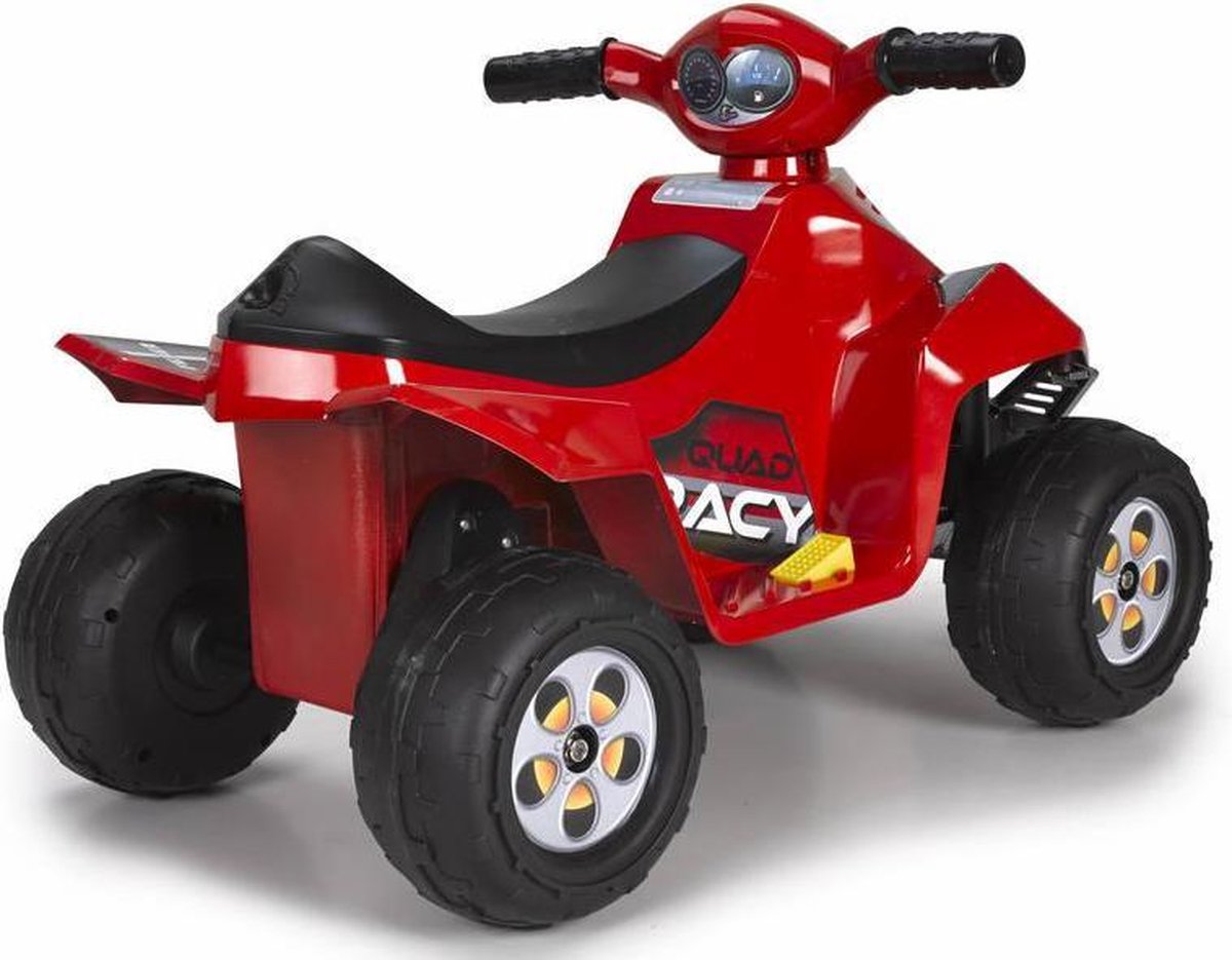 Feber Quad Racy Red 6v 1-3 Jaar - Rood