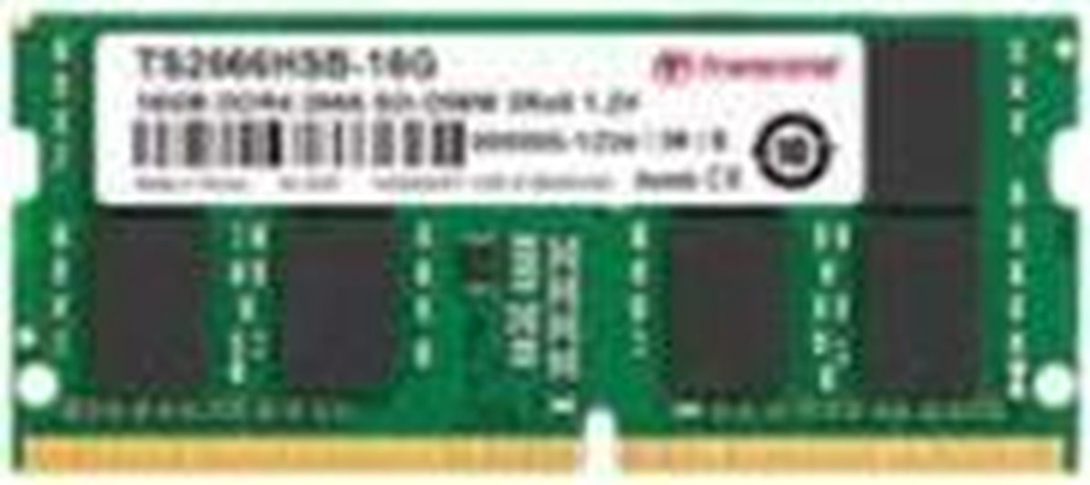 Transcend TS2666HSB-8G geheugenmodule 8 GB 1 x 8 GB DDR4 2666 MHz