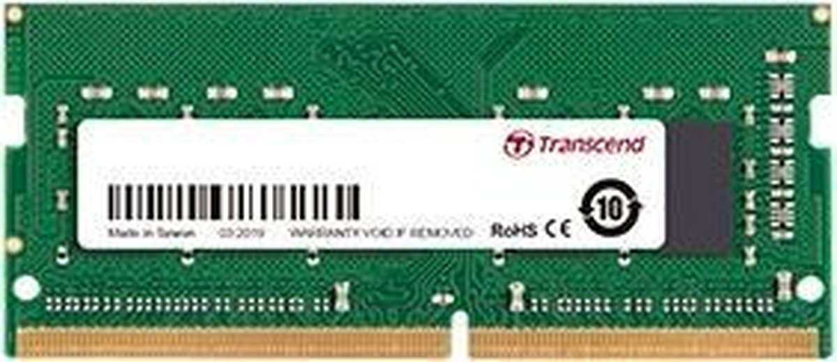 Transcend TS2666HSB-8G geheugenmodule 8 GB 1 x 8 GB DDR4 2666 MHz