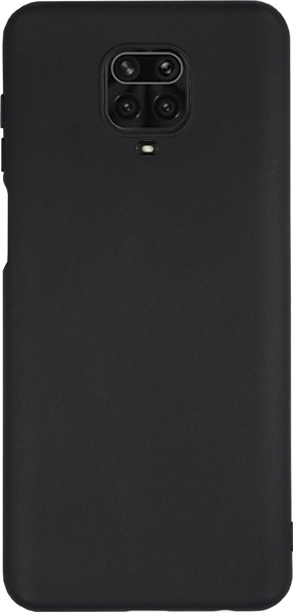 Bmax Essential Matte Case Xiaomi Redmi Note 9 Pro Hoesje - Black/ - Zwart