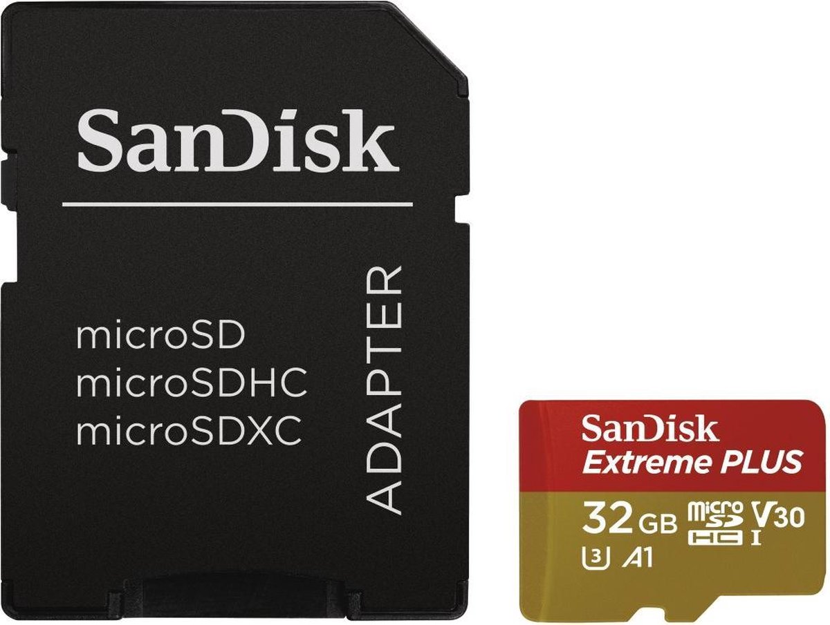 Sandisk Micro Sd Geheugenkaart Msd Ext Plus 32gb