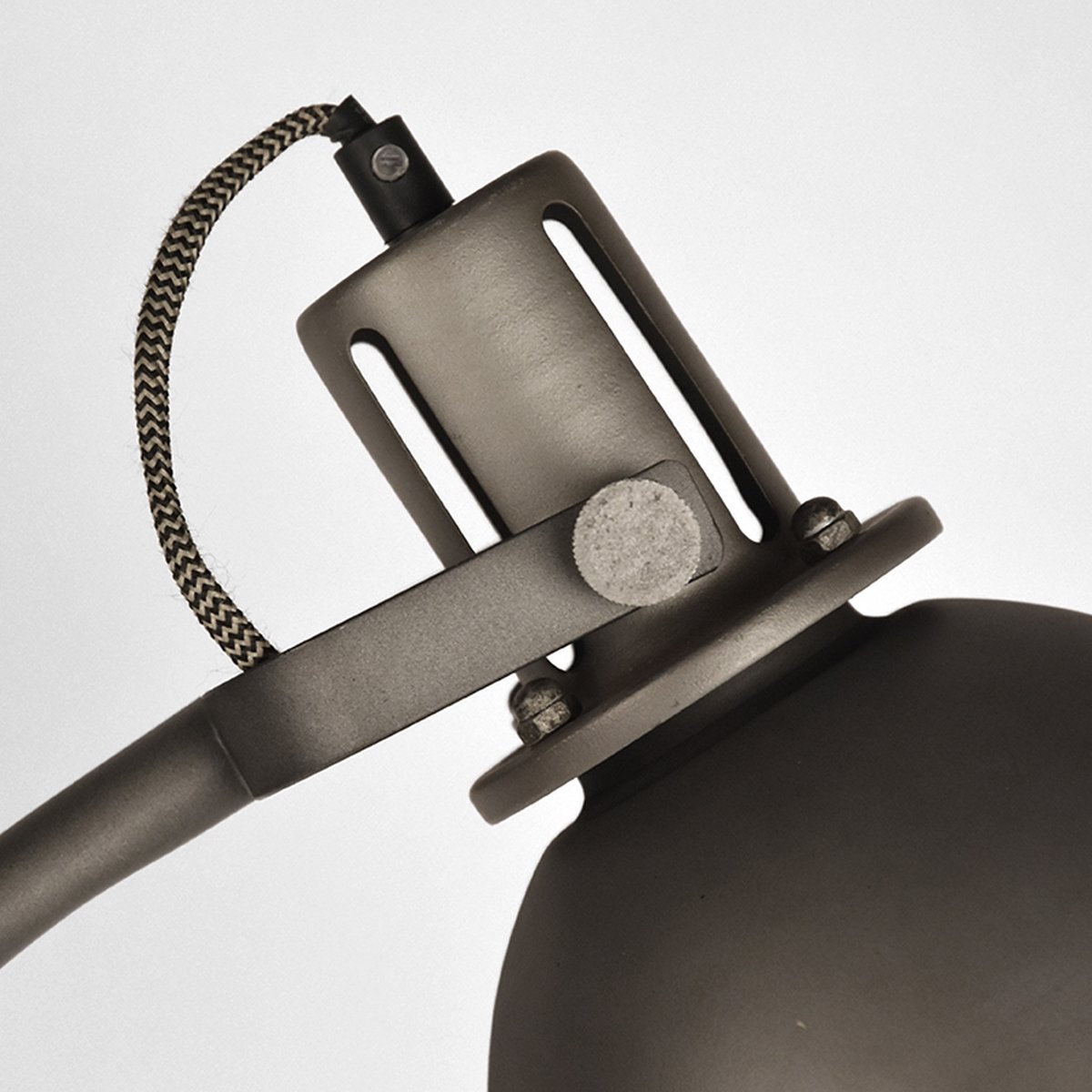 LABEL51 Vloerlamp Spot - Burned Steel - Metaal - Grijs