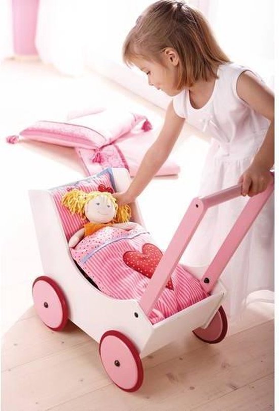 HABA Poppenwagen Harten